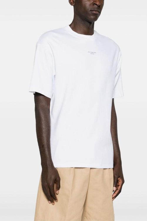 T-Shirt Bianco Uomo Not From Paris Madame