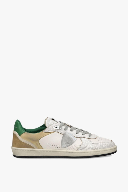Sneakers Bianco-Verde Uomo Pgal