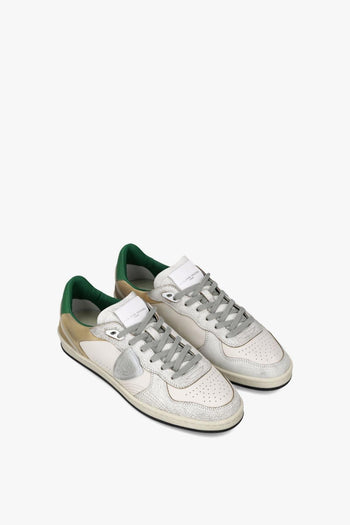 Sneakers Bianco-Verde Uomo Pgal - 2