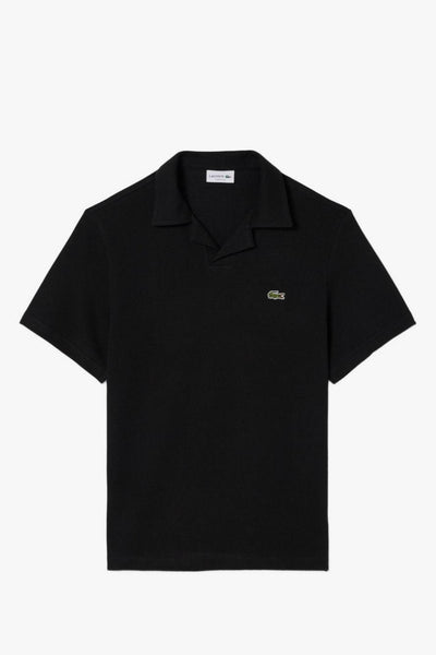 Polo Coccodrillo Verde Uomo Nero