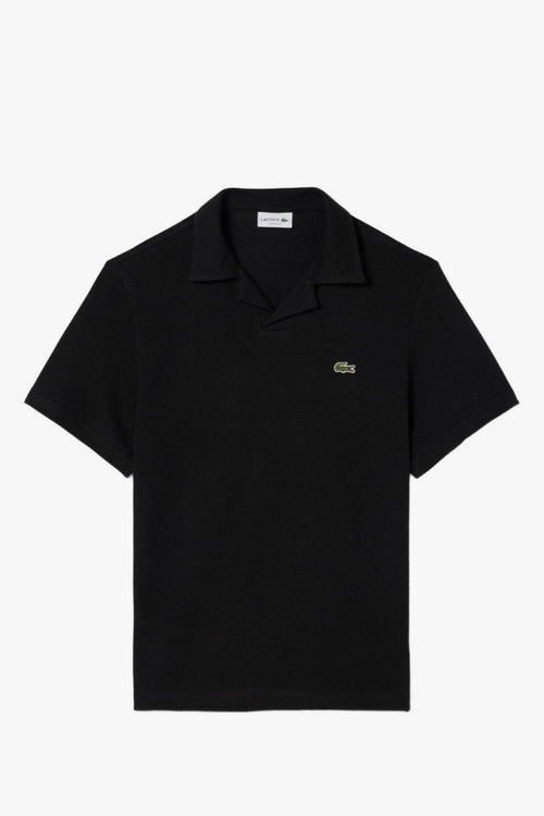Polo Coccodrillo Verde Uomo Nero