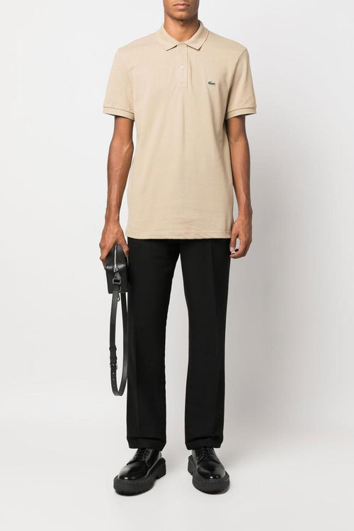 Uomo Polo Beige Slim Fit Piqué L.12.12