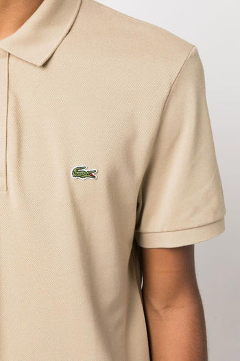 Uomo Polo Beige Slim Fit Piqué L.12.12 - 4