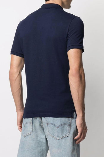 Uomo Polo Blu Slim Fit Piqué L.12.12 - 3