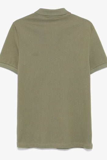 Uomo Polo Verde Cachi Chiaro Slim Fit Piqué L.12.12 - 2