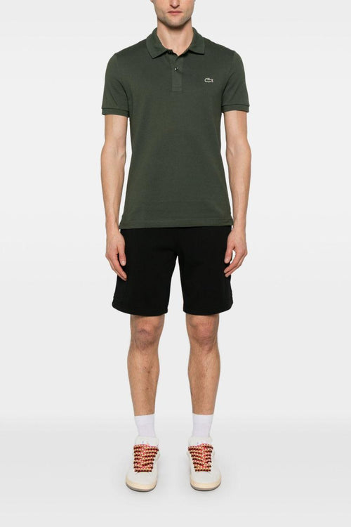 Uomo Polo Verde Cachi Scuro Fit Piqué L.12.12