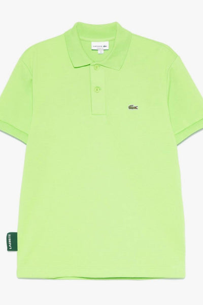 Polo Verde Uomo Ricamo Coccodrillo