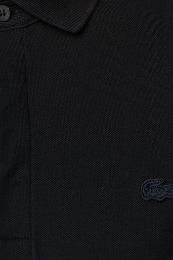 Polo Ricamo Coccodrillo in Tono Uomo Nero - 2