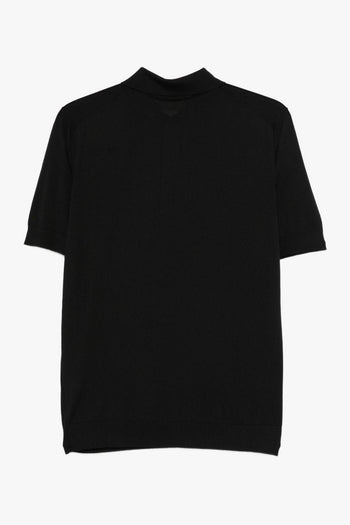 Polo Merino Uomo Nero - 2