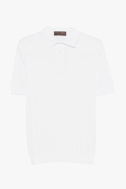 Polo Tre Bottoni Uomo Bianco