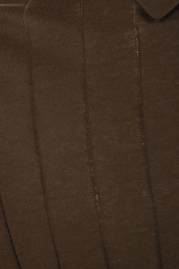 Polo Coste Uomo Marrone - 3