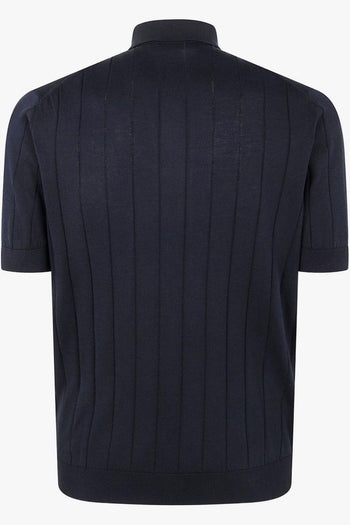 Polo Costine Uomo Blu - 2