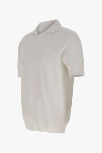 Polo Maniche Corte Uomo Bianco - 3