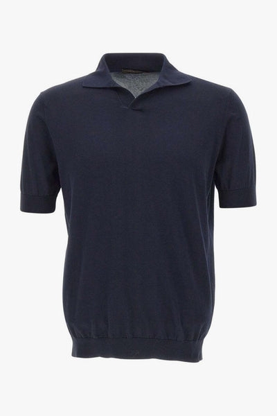 Polo Maniche Corte Uomo Blu