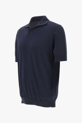 Polo Maniche Corte Uomo Blu - 3