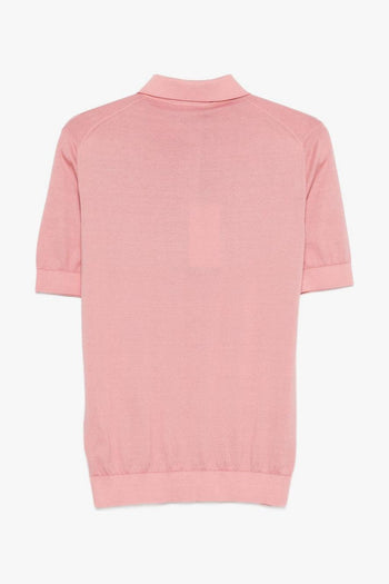 Polo Tre Bottoni Uomo Rosa - 2