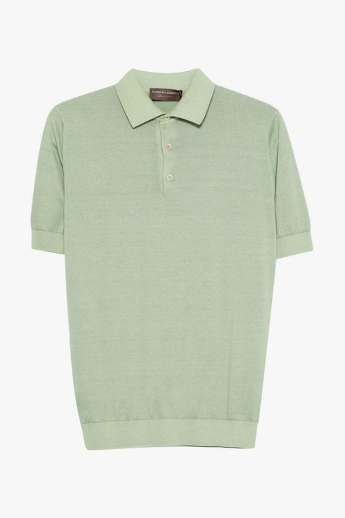Polo Tre Bottoni Uomo Verde