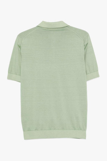 Polo Tre Bottoni Uomo Verde - 2
