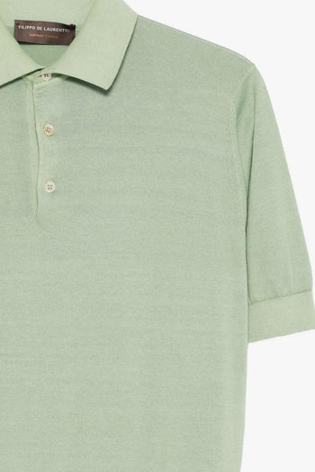 Polo Tre Bottoni Uomo Verde - 3