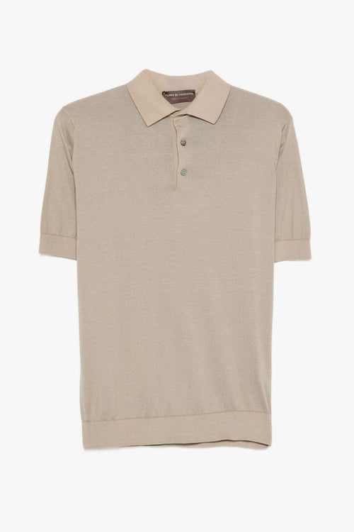Polo Tre Bottoni Uomo Grigio