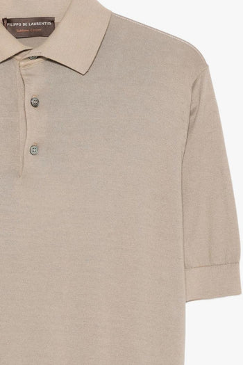 Polo Tre Bottoni Uomo Grigio - 3