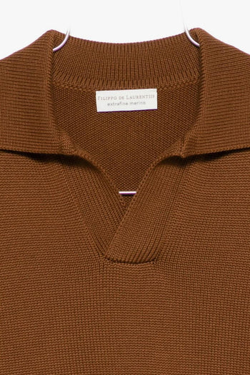 Maglia Marrone Uomo Polo - 3