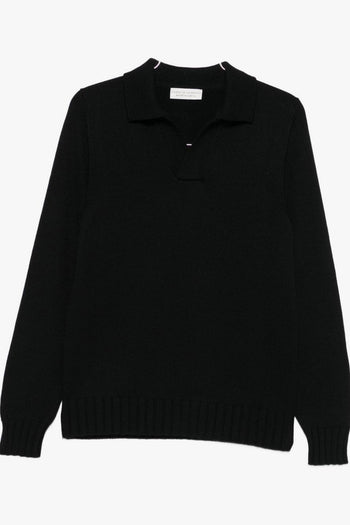 Maglia Nero Uomo Polo - 5