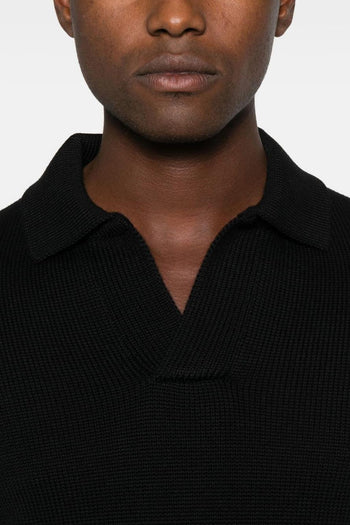 Maglia Nero Uomo Polo - 4