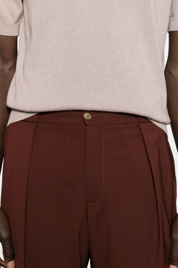 Pantalone Marrone Uomo Portobello - 4