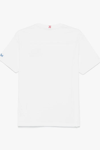 Saint Barth Uomo T-shirt Bianco Agosto Amor Mio Non Ti Conosco - 2