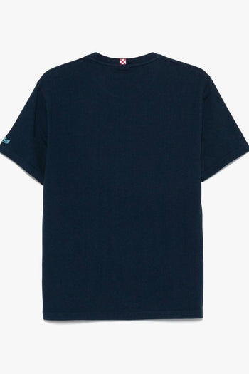 Saint Barth Portofino Uomo T-shirt Blu Motivo Gin - 2