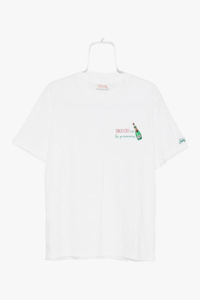 Saint Barth T-shirt Sboccio Primavera Uomo Bianco