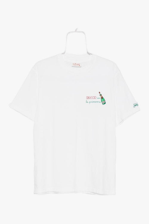 Saint Barth T-shirt Sboccio Primavera Uomo Bianco