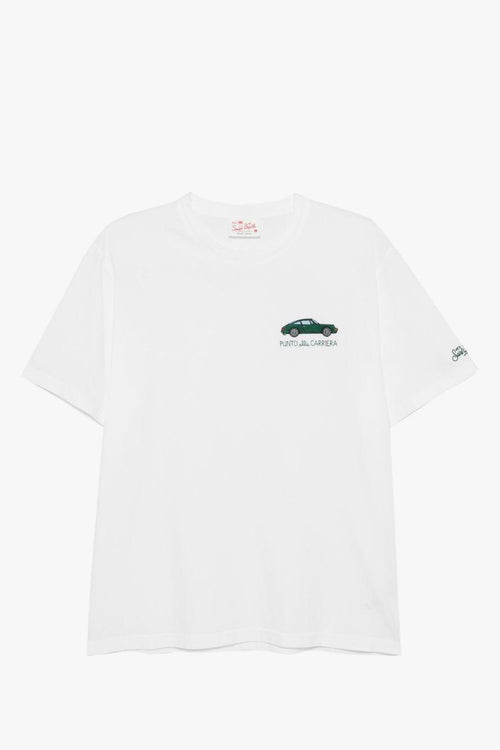 Saint Barth T-shirt Carriera Uomo Bianco