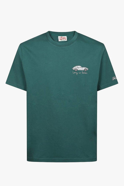 Saint Barth T-shirt Portofino Long Car Uomo Verde