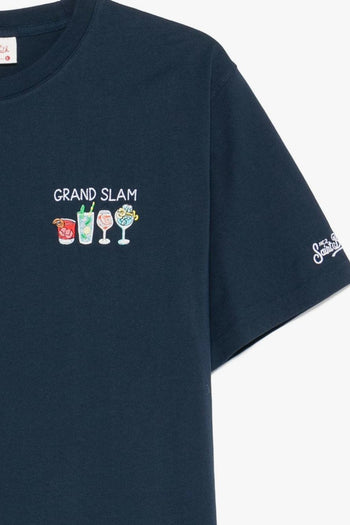 Saint Barth T-shirt Portofino Grand Slam Uomo Blu - 2