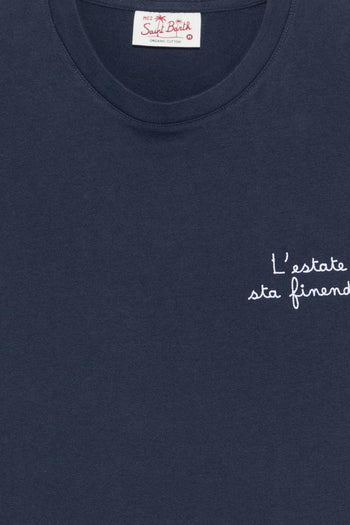Saint Barth T-shirt Portofino Estate Finendo Uomo Blu - 3