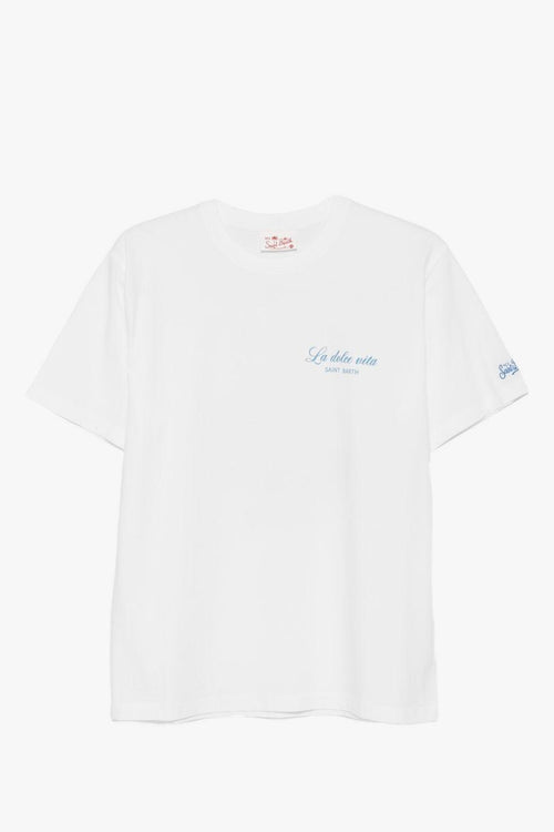 Saint Barth T-shirt Dolce Vita Uomo Bianco