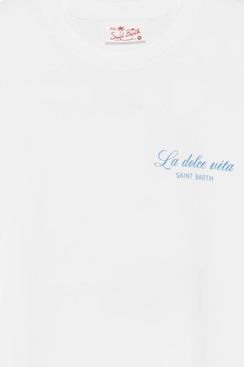 Saint Barth T-shirt Dolce Vita Uomo Bianco - 2
