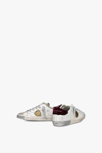 Prsx Donna Sneakers Bianco-Bordeaux - 5