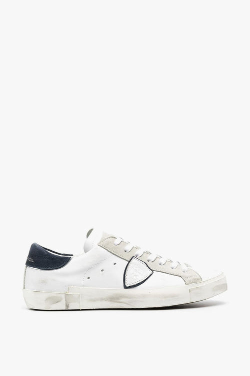 Prsx Uomo Sneakers Bianco-Blu