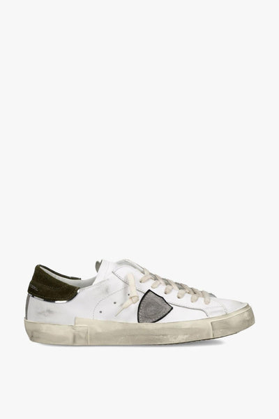 Prsx Uomo Sneakers Bianco-Verde