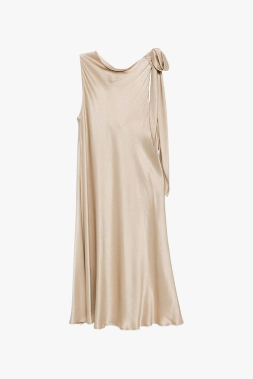Abito Fiocco Donna Oro