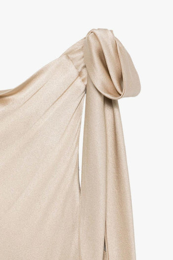 Abito Fiocco Donna Oro - 3