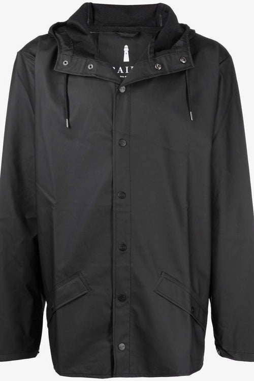 Giubbino Nero Unisex Impermeabile