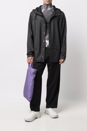 Giubbino Nero Unisex Impermeabile - 6