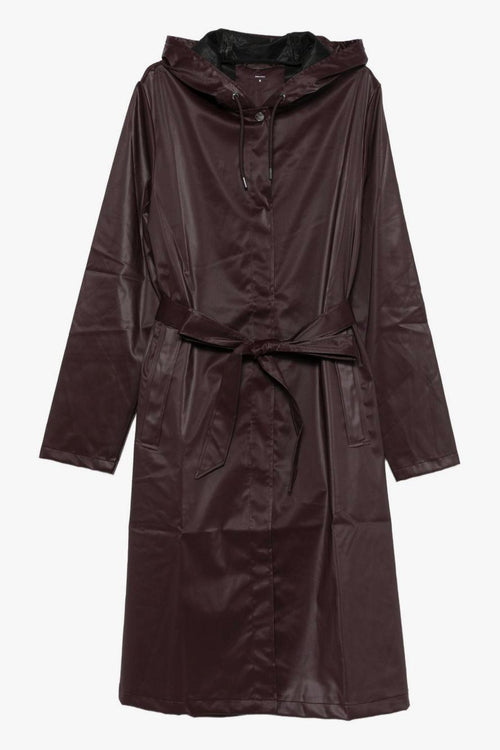 Giubbotto Viola Donna con Cintura