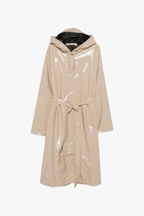 Giacca A-Line Longer Donna Beige
