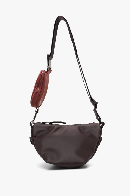 Borsa Marrone Unisex Tasca Applicata