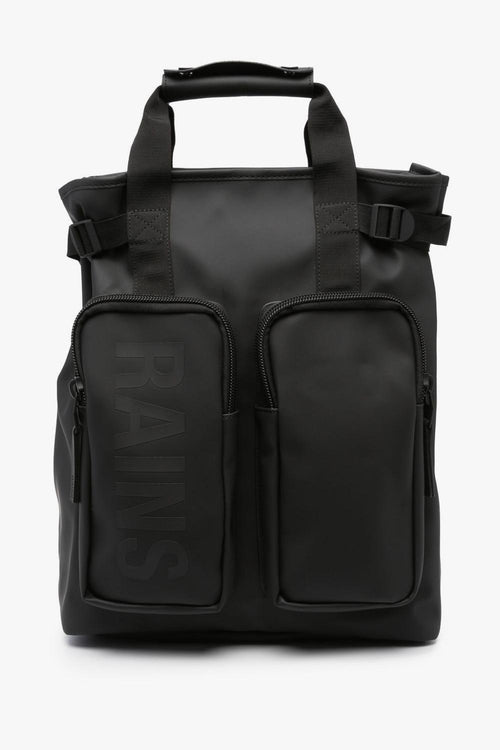 Borsa Nero Unisex Logo Stampato